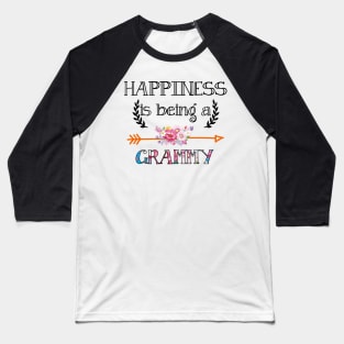 Happiness is being Grammy floral gift Baseball T-Shirt